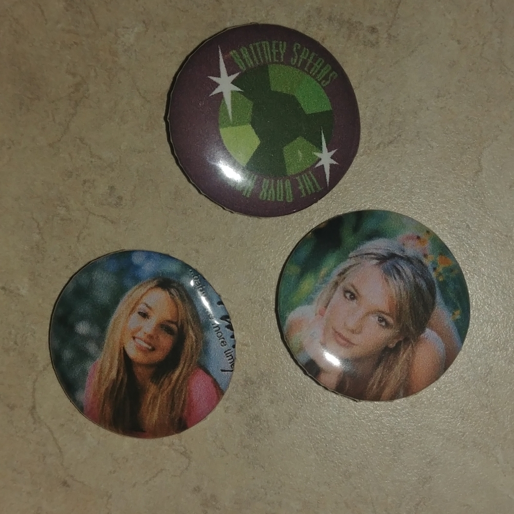 Britney Spears Button Set